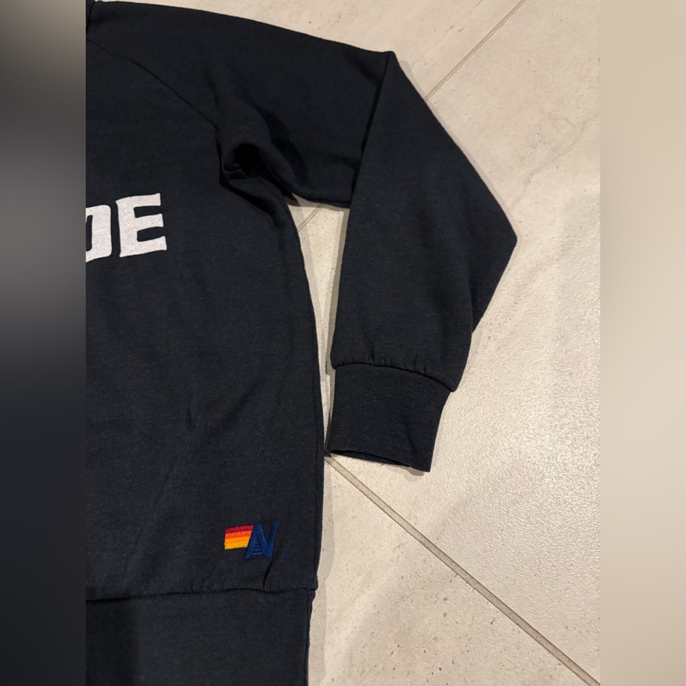 Aviator Nation Charcoal Enjoy The Ride Sweatshirt - Picture 4 of 10